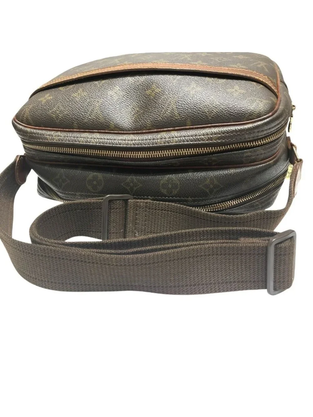 Louis Vuitton Reporter PM Monogram Shoulder Bag Canvas